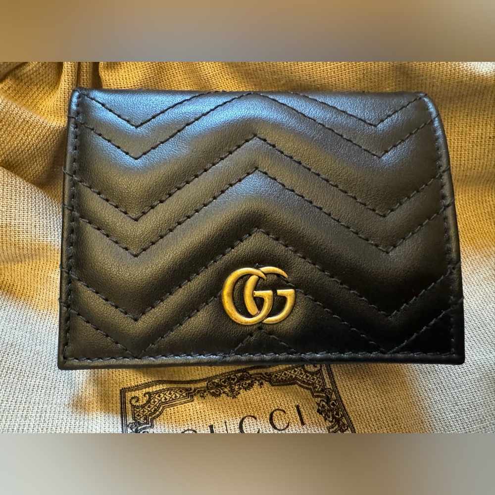 GG MARMONT CARD CASE WALLET